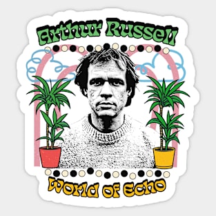 ⭒ Arthur Russell ☾⋆⁺₊⋆ ☾⋆⁺ World Of Echo ₊ ⋆.˚ ☾ Sticker